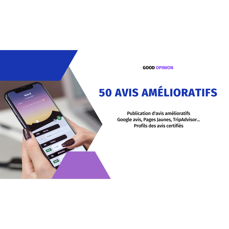 50 avis amélioratifs